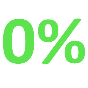 Zero Percent financing