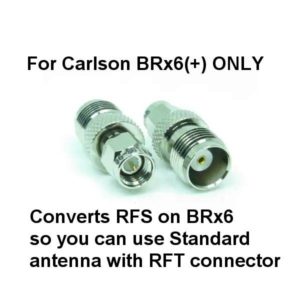 RFS male to RFT female adapter for BRx6 ONLY